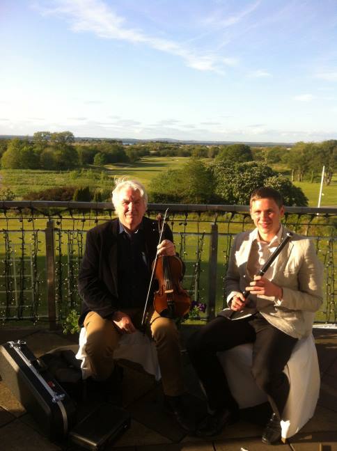 Wedding at Glenoe Abbey with my father Tommy